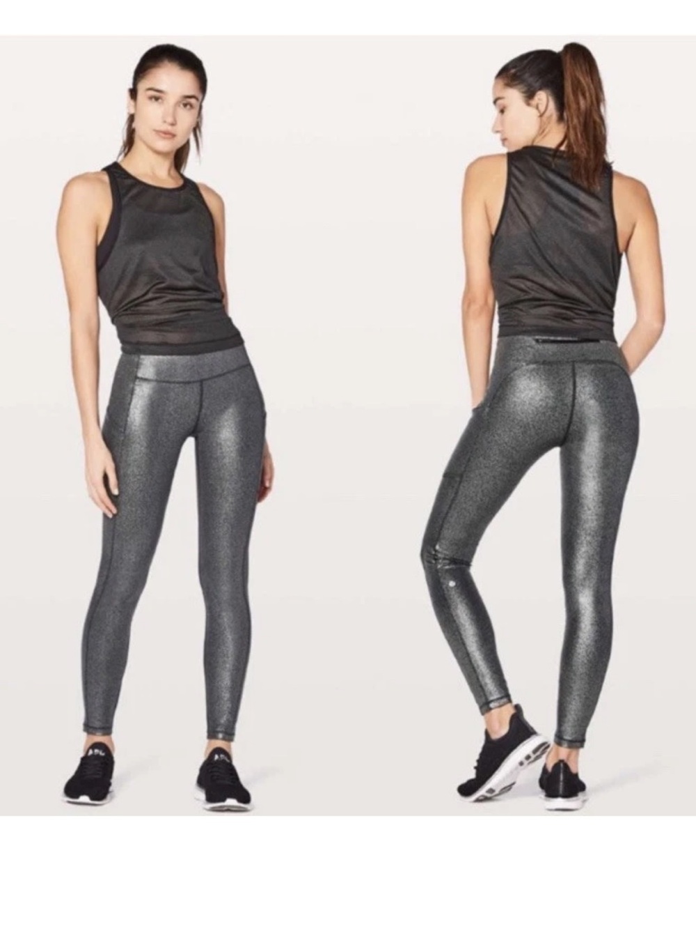 Lululemon Speed Up Tight Full On Luxtreme 28” Luminosity Foil Print Size 6